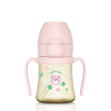 Grosmimi PPSU Straw Cup with Flip Top - 6oz (200ml)