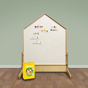 Comme moi Board & Hattung Magnetic Play Alphabet Bundle