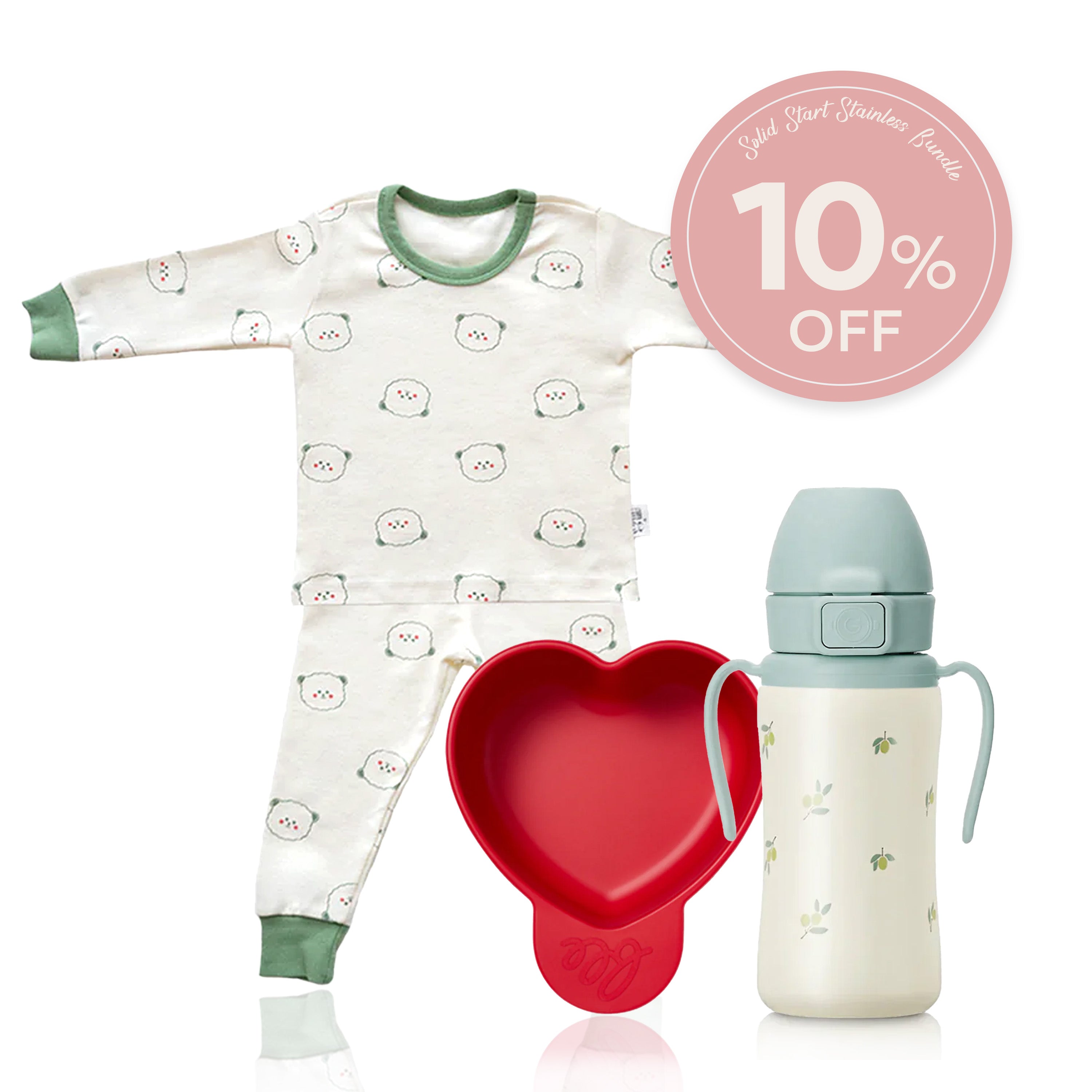 Teddy & Heart Mealtime Set