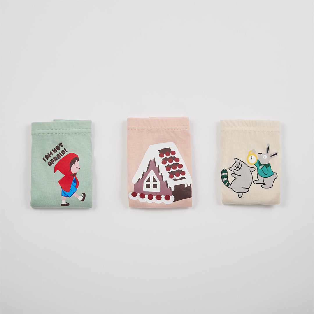 BabyRabbit Girls' Storybook Underwear Set