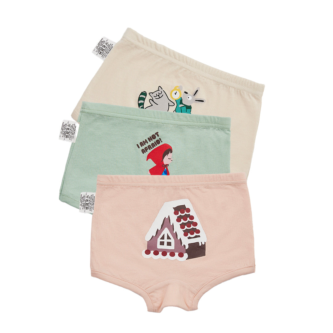 BabyRabbit Girls' Storybook Underwear Set