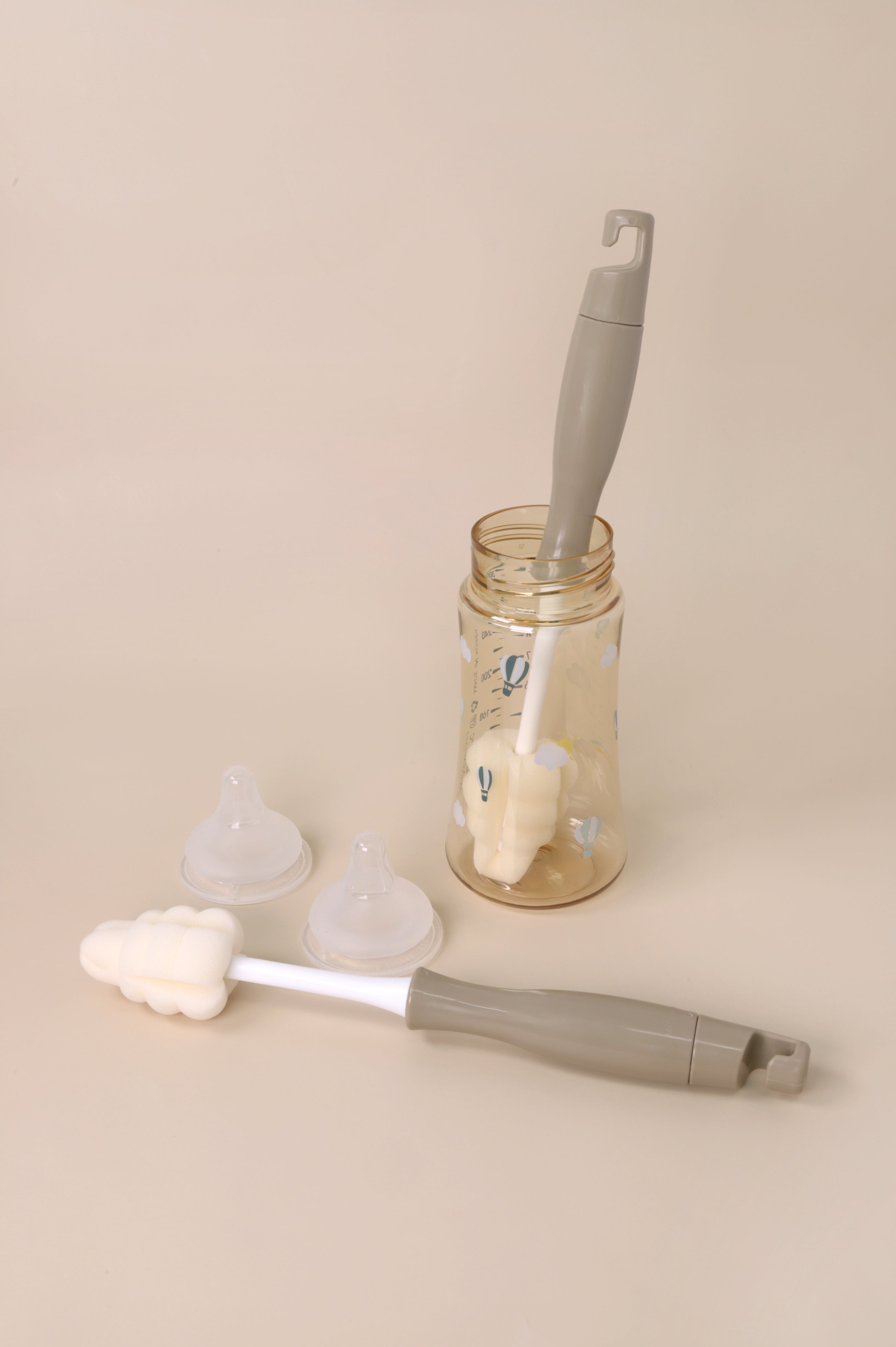 Grosmimi All In One Foam Brush for Bottle & Teat 4pcs