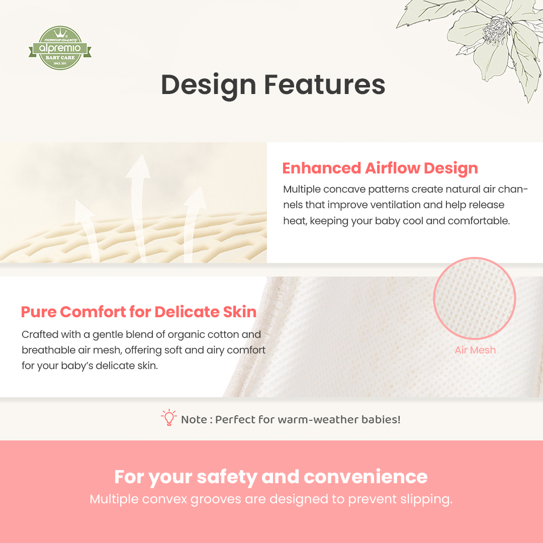 Alpremio Mesh & Organic Baby Feeding Care Seat