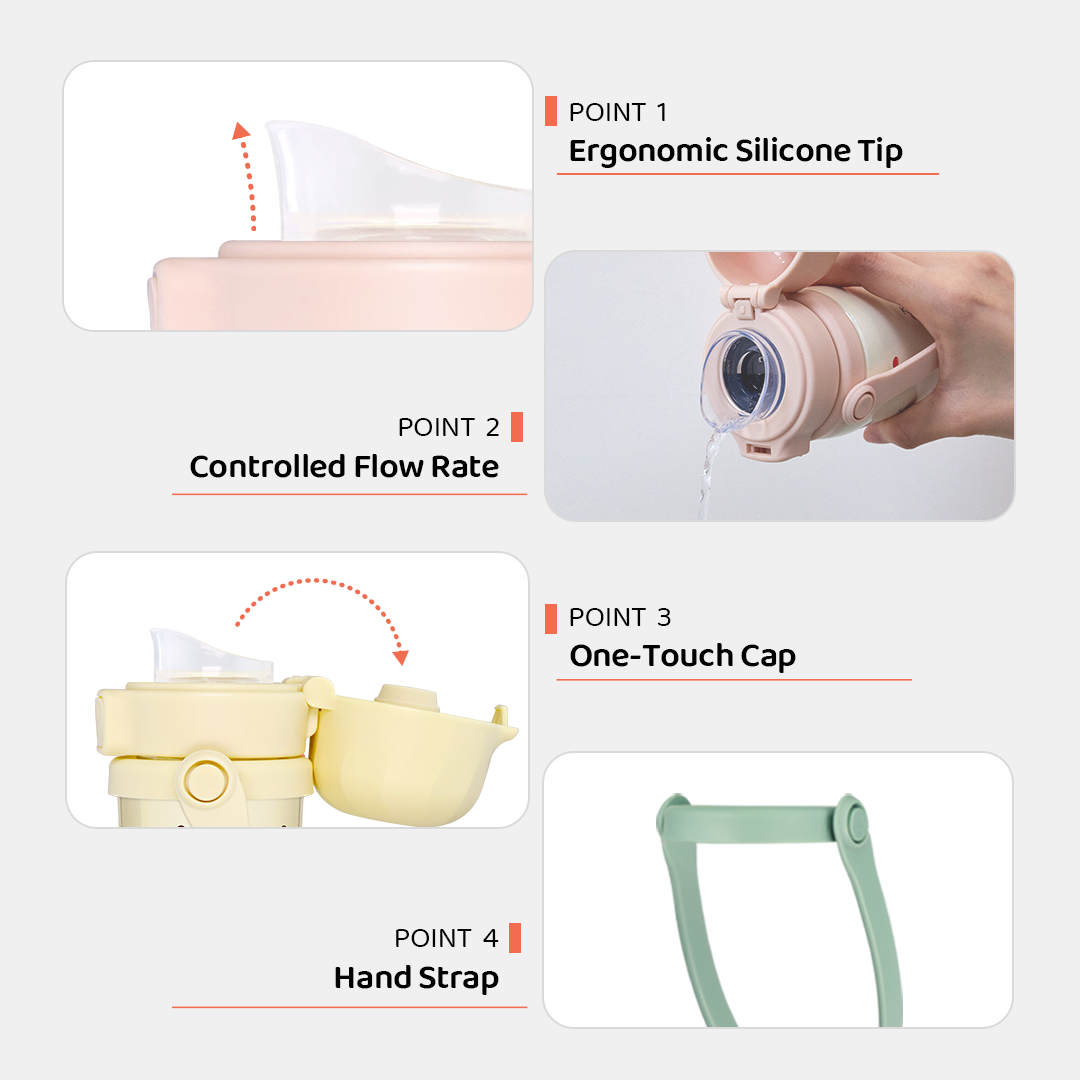 Grosmimi Stainless Steel Tumbler - 10oz (300ml)