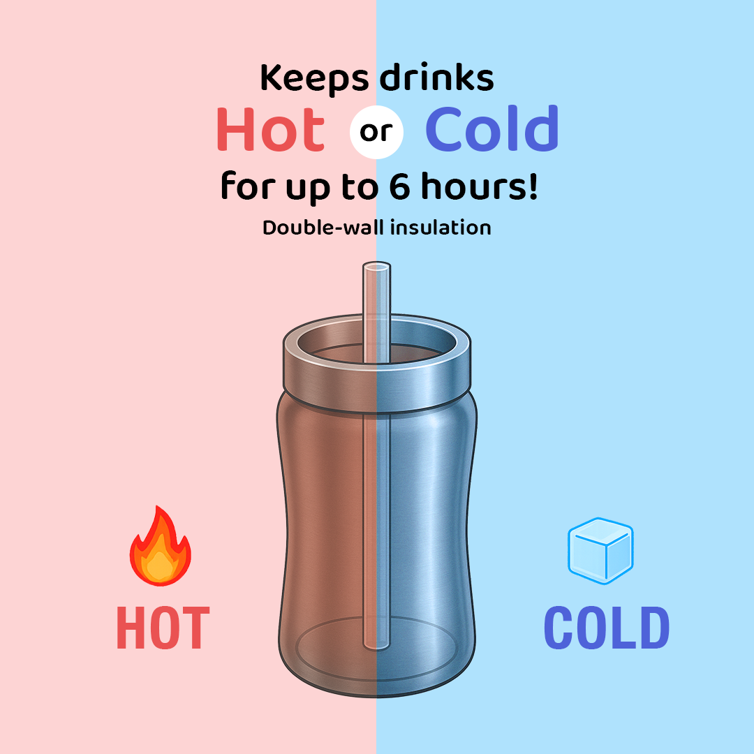 Grosmimi Stainless Steel Tumbler - 10oz (300ml)