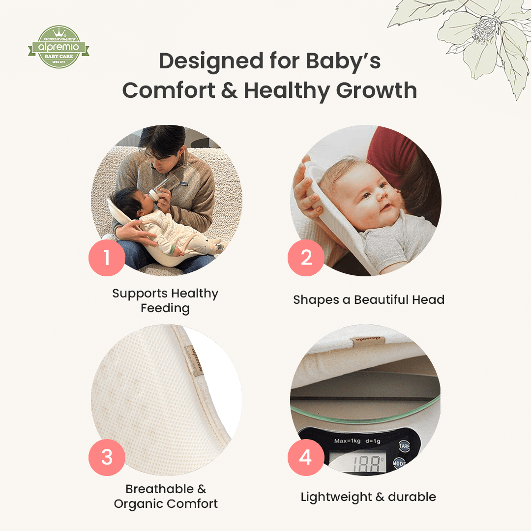 Alpremio Mesh & Organic Baby Bottle Feeding Care Seat - Zezebaebae