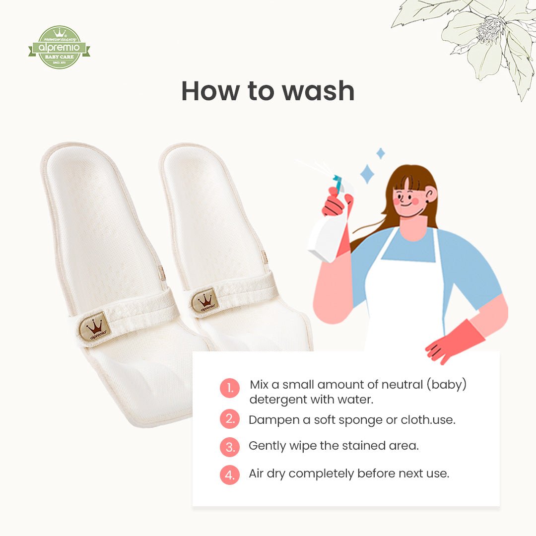 Alpremio Mesh & Organic Baby Bottle Feeding Care Seat (with Strap) - Zezebaebae