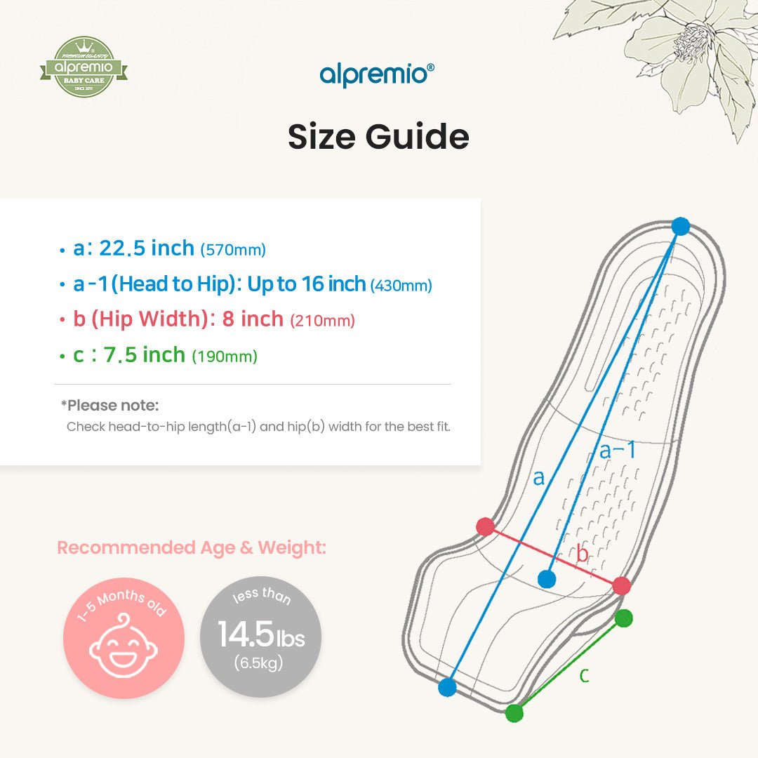 Alpremio Mesh & Organic Baby Bottle Feeding Care Seat (with Strap) - Zezebaebae