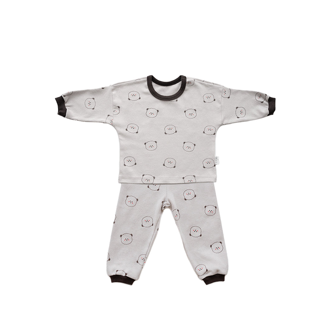 BabyRabbit Teddy BaeBae Long Sleeve Set (Relaxed Fit)