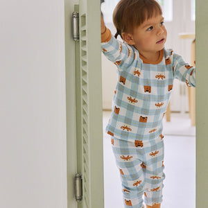 BabyRabbit Deer Checkered Long Sleeve set