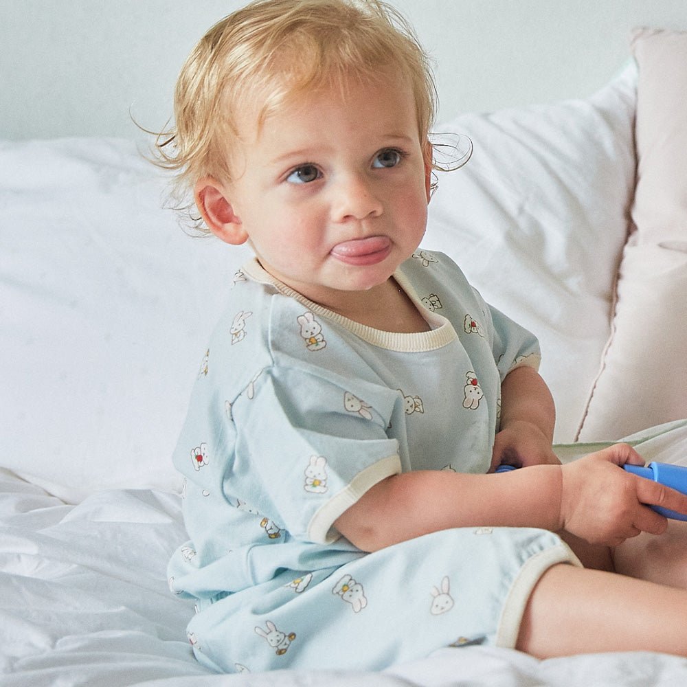 BabyRabbit Rabbit Short Sleeve Set - Zezebaebae