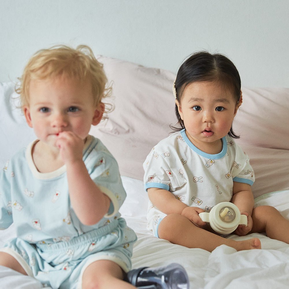 BabyRabbit Rabbit Short Sleeve Set - Zezebaebae