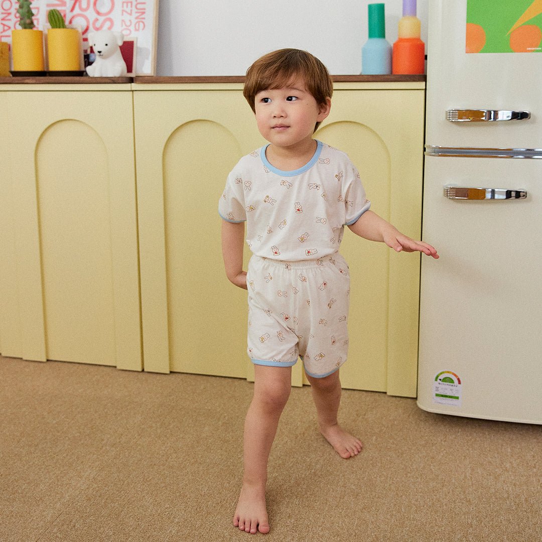BabyRabbit Rabbit Short Sleeve Set - Zezebaebae