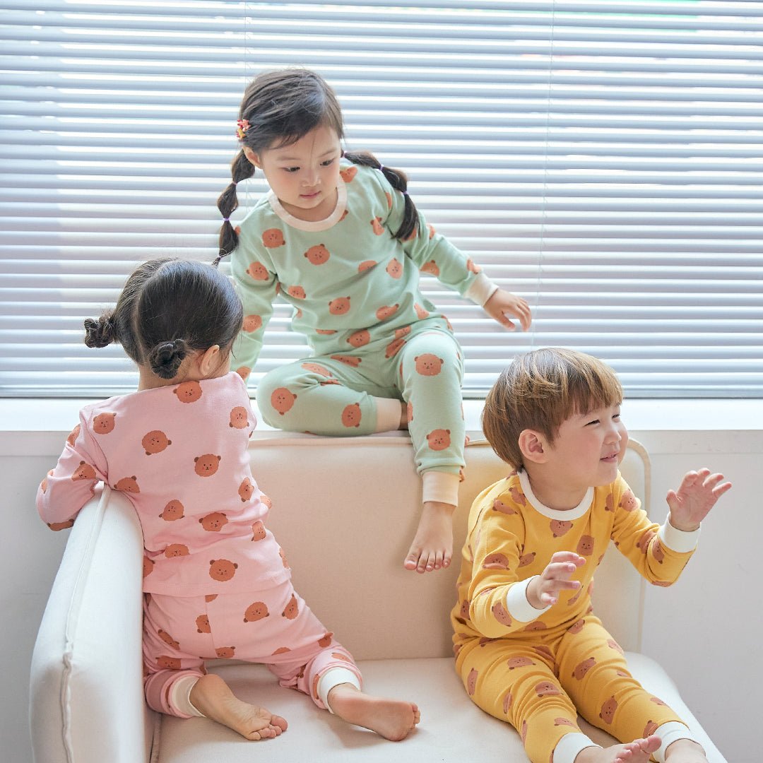 BabyRabbit Teddy Bear Long Sleeve Set - Zezebaebae