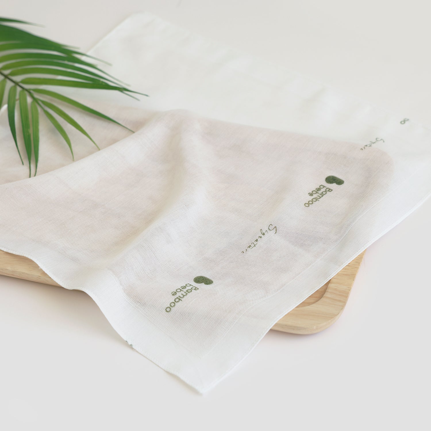 BambooBebe Signature Gauze Hankie - Pure - Zezebaebae