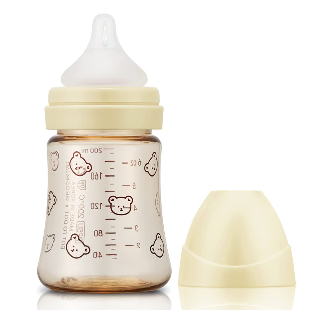 Grosmimi PPSU Baby Bottle - 6oz (200ml) - Zezebaebae