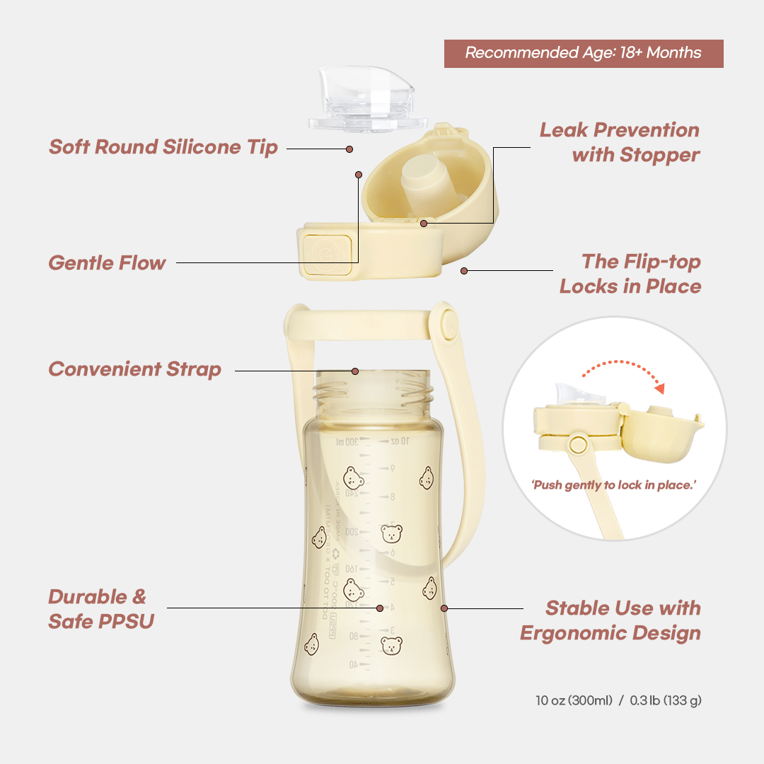 Grosmimi PPSU Kids Tumbler - 10oz (18 Months+) - Zezebaebae