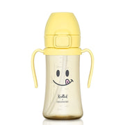 Grosmimi PPSU Straw Cup with Flip Top - 10oz (300ml) Stage 2 Straw - Zezebaebae