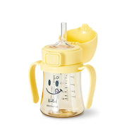 Grosmimi PPSU Straw Cup with Flip Top - 6oz (12 Months+) - Zezebaebae