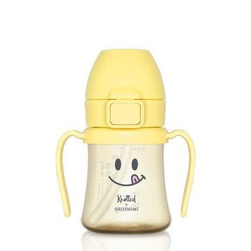 Grosmimi PPSU Straw Cup with Flip Top - 6oz (200ml) - Zezebaebae