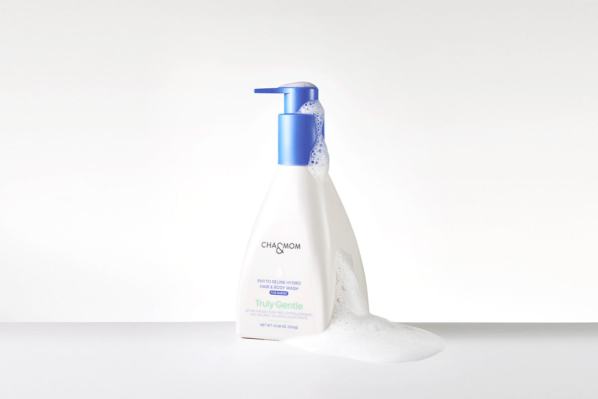 美容液 cha-cha-cha CHA&MOM Phyto Seline Hydro Hair & Body Wash, 10.58oz – Zezebaebae