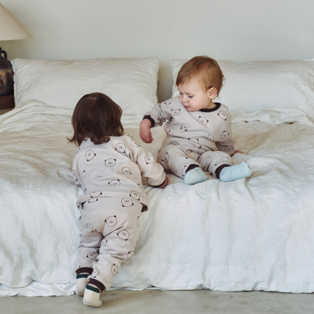 BabyRabbit Teddy BaeBae Long Sleeve Set (Relaxed Fit)