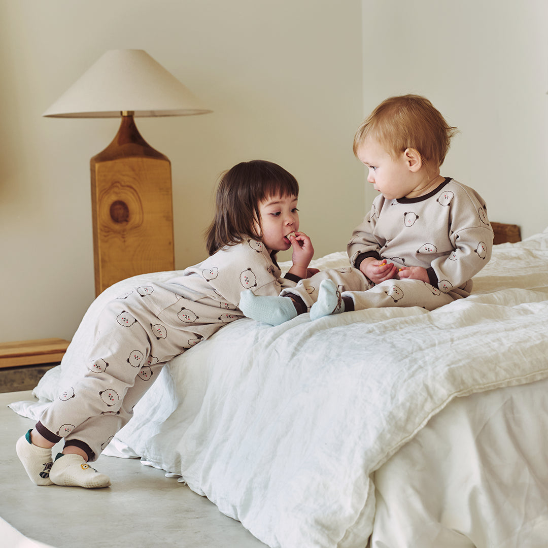 BabyRabbit Teddy BaeBae Long Sleeve Set (Relaxed Fit)